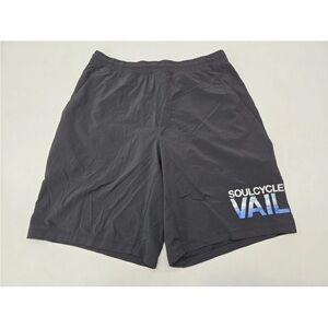 Lululemon x Soulcycle Vail Pace Breaker 9" Short Black Liner Size M Mens